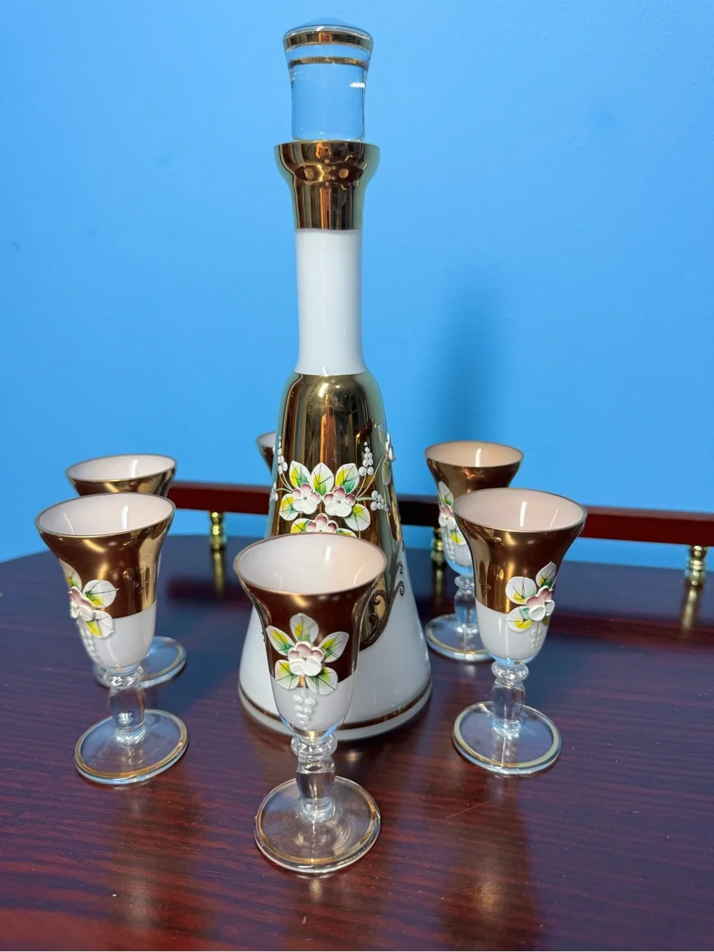 Bohemian vintage glass